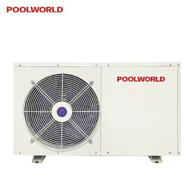 China Easy Install POOL WORLD R410A Guangzhou Water Heaters Heat Pump For Water Heater Air Source Heat Pump Heater for sale