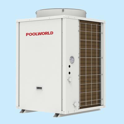 China Easy Install POOL WORLD High Temperature Hot Water Jacuzzi Water Heater System Small-Size-Heat-Pump-Water-Heater for sale