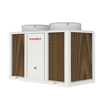 China Easy Install POOL WORLD Heatpump Heatrecovery 105 KW Low Temperature and Hot Water Heater Heat Pump Ducted for sale