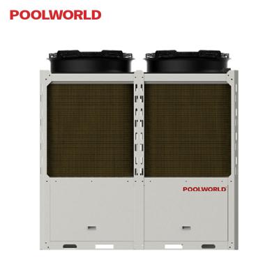 China Easy Install POOL WORLD High Efficiency Tank Central Heating 80c Air To Water Chinese Heat Pump Te koop