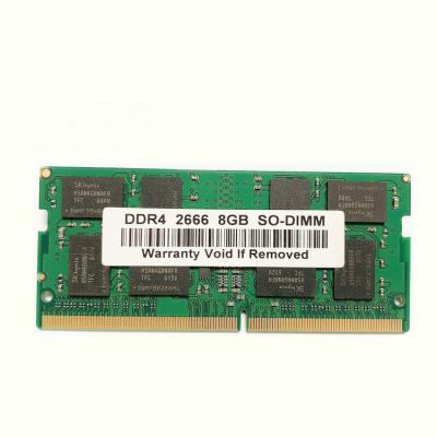 China High Performance Saniter 3 Years High Performance Crucial Laptop 8gb SODIMM 2666mhz Ram DDR 4 Warranty for sale