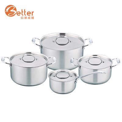 China Sustainable Kitchen Non-Stick Frying Cookware Equipped Pan Cookware Set Cooking Well for sale