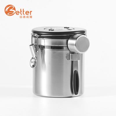 China High Demand Storage Products Metal Canister Stainless Steel Airtight Canister With Date Lid for sale