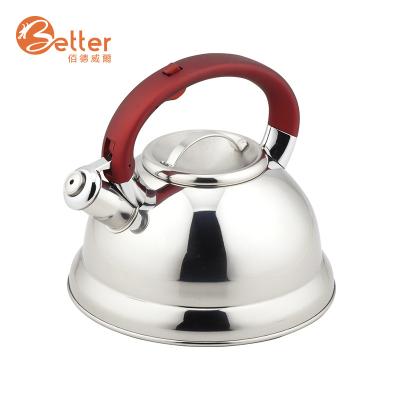 China Sustainable New Arrival 304 Stainless Steel Water Kettle Whistling Electric Tea Kettle for sale