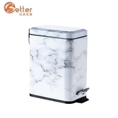 China Stainless Steel Sustainable Pedal Trash Can Indoor Garbage Bins Trash Bin With Sensor For Hotel Bathroom Spa KitchenI for sale