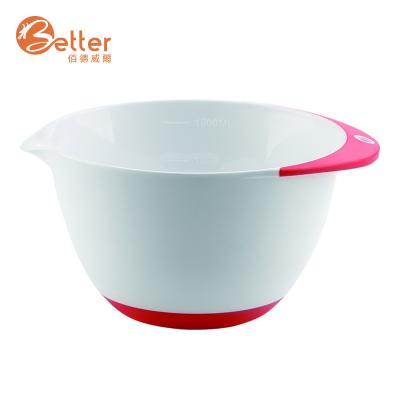 China OEM Eco Friendly Colorful Plastic Fruit Soup Disposable Customized Mixing Salad Bowl for sale