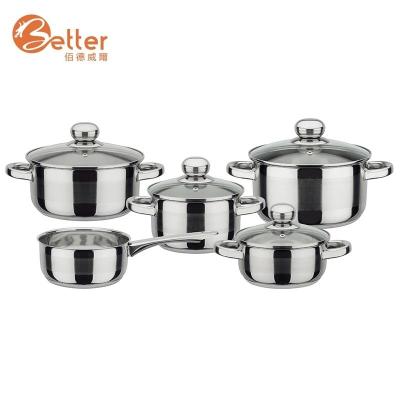 China Largest Sustainable Popular Multi Crab Cooking Pot Stock Pot Stainless Pot Set PotSet for sale