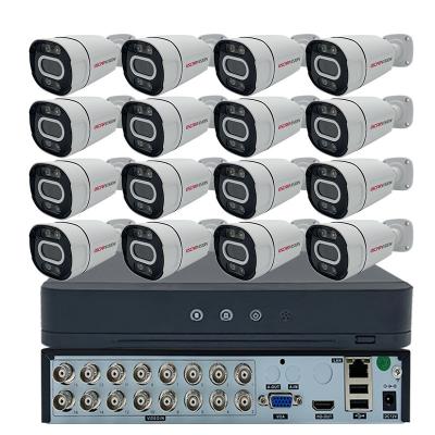 China NIGHT VISION Security CCTV Network Camera System 16ch 2mp 5mp CCTV Camera With Dvr Color Camera Ahd tvi Kit for sale