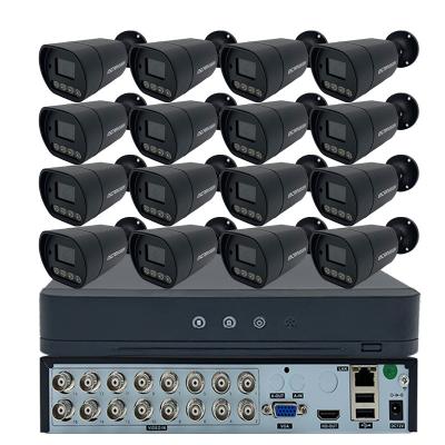 China NIGHT VISION Night Color CCTV Dvr 16ch 1080p Hd Bullet Camera 16ch Ahd Outdoor Analog tvi MIC Dvr Kit for sale