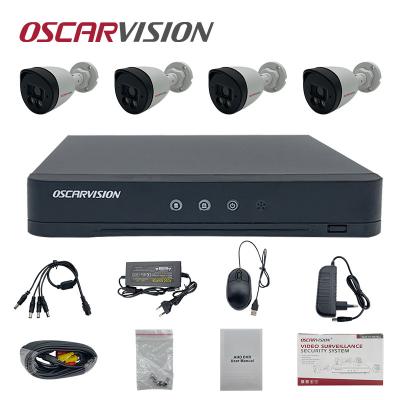 China NIGHT VISION Factory 4 Channel CCTV Bullet Camera Xmeye Dvr System Kit 1080p Ahd Security Cameras For Home Analog Control System for sale