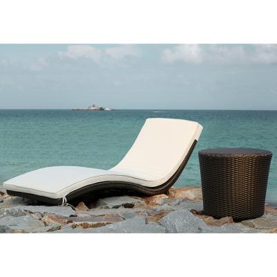 China Hotel Swimming Outdoor Pool Chairs with Water-Proof Modern Aluminum Sun Loungers and 3-5 Years Rattan for sale