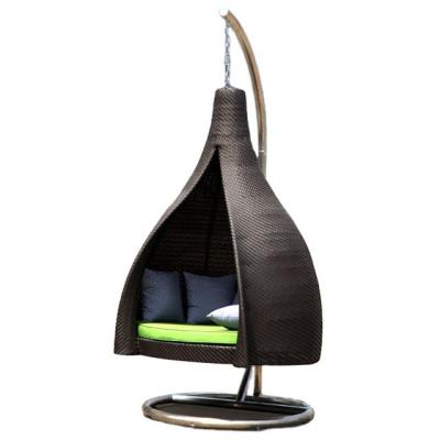 Cina Y Mail Packing Modern Design Garden Rattan Wicker Outdoor Hanging Patio Swing Chair per esterni in vendita