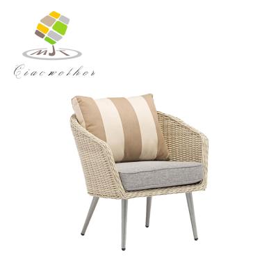 China Luxus-Wicker-Gartenmöbel Moderne Terrassenmöbel Aluminiumrahmen Rattan Außensofa Stuhl zu verkaufen