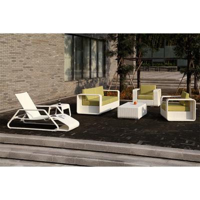 Cina Sofa per mobili da giardino in vetro di rotino in vetro esterno Set in stile di design moderno per la vendita di mobili domestici in vendita