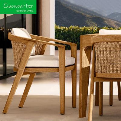 China Waterproof Cushions for Garden Dining Chair Teak Furniture Outdoor Garden Patio Hotel for sale