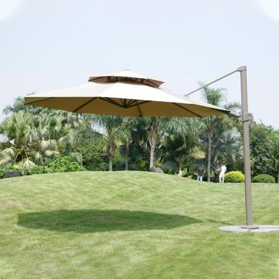 Chine Design de poteaux d'aluminium Plage soleil jardin parapluie patio parapluie extérieure pour meubles d'extérieur à vendre