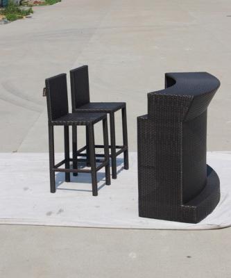 China Commercial Furniture Outdoor High Top Folding Table and Chairs Set with Modern Design for sale