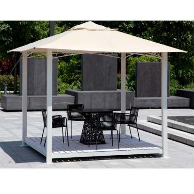 Cina Tenda da giardino da gazebo in policarbonato all'aperto con materiale di tetto in alluminio e archi opzionali in vendita