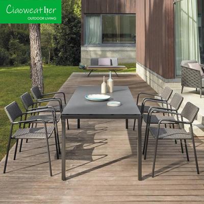 China Moderne patio meubels Aluminium Diva fauteuil voor Outdoor Hotel touw stoel en tuin vrije tijd Te koop