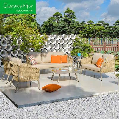 China Buitenmeubilair Weaving Sectionele Rattan Tuinsofa Set voor Hotel Restaurant Banket en Thuis Te koop