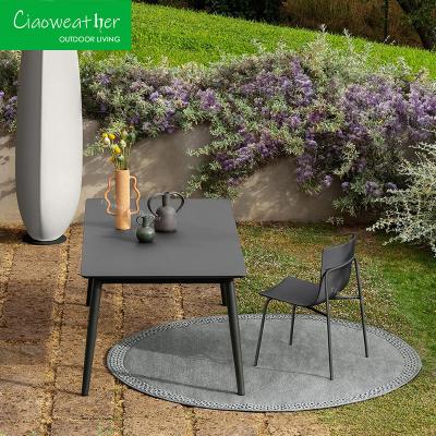 China Gepersonaliseerde kleur Antieke houten patio tuin touw stoel Leisure stijl Outdoor lounge meubels voor de tuin set Te koop