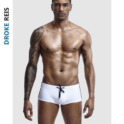 China Solid Color Men Boxers Antibacterial High Quality Elastic Comfy Big Underwear Plus Size Men Boxer Underwear for sale