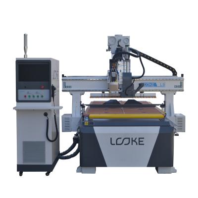 China Hotels Wood Cutting Carving Drilling Machine , ATC CNC Router With Linear Switch Type Auto Tool Magazine for sale