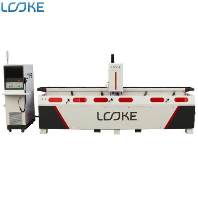 China Minimalist Hotels Style Furniture Making Machine 3000*200 Air Cooling Spindle CNC Drilling Milling Router For Metal Aluminum for sale