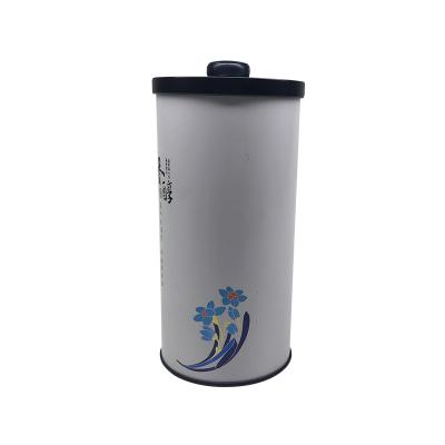 China Recyclable Tea Canister Lid With Button Handle Goji Tea Canister Factory Tour Slim Metal Biscuit And Biscuit Canisters for sale