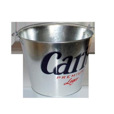 China Custom Printed Wholesale Household Products Metal Ice Bucket Factory Beer Bucket for sale