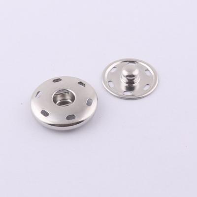 China Garment Accessories Snap Button Hot Sale 25mm Brass Metal 2 Parts Spring Snap Button For Garment Accessories for sale