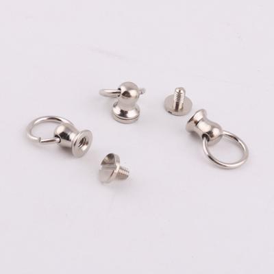 China Garment Accessories Rivets for Nailing Custom Button Back Screw Metal Studs Brass Nail Rivet for Leather for sale