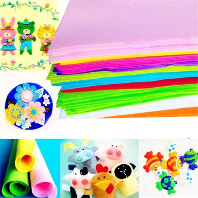 China Wholesale Hard Viable Solid Diy Nonwoven Acrylic Stiff Fabric Craft Kits Patchwork Toy Felt Sheets for sale