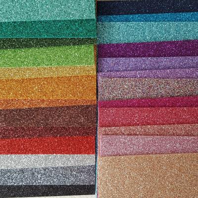 China Creative diy arts and crafts hot etsy viable home decor works felt back glitter glitter glitter sheet for kids for sale