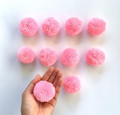 China DIY Crafts Hobby Supplies Scrambled Balls Diy Scrapbooking Yarn Pom Poms Craft Purchasing Felt Handmade Light Pink Toy Balls Scrambled Balls for sale