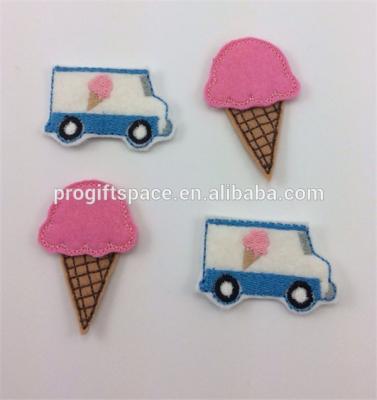 China Other 2018 Handmade Applique Feltie Embellishment Felt Felt Ice Cream Made In China for sale