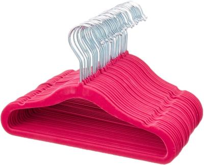 China New Premium Hanging Decoration Quality Slim Slip Space Saving 30 Pack Of Anti Red Velvet Baby Kids Clothes Hangers 360 Degree Rotatable Hook for sale