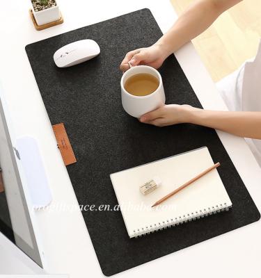 China 2018 New Product Eco-friendly Alibaba XXL 100% High Quality Polyester Desk Mat Nonwoven Table Mats Felt Mouse Pad With Pen Case For Home Office for sale