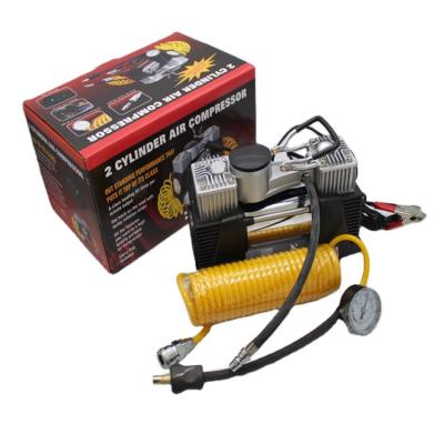 China best selling car air compressor dc 12v oil free tire inflator pump for sale