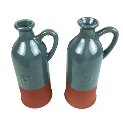 China Ceramic Freshness Preservation / Soybean /Vinegar Flavoring / Terracotta Oil Bottles For Sale for sale