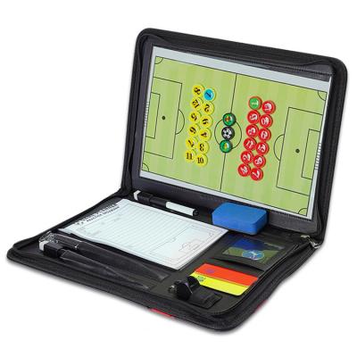 China Hot Selling Fashion Design Multi Goal Coach Control Set Tactical Football Coaching Folding Portable Magnetic Tactics Teaching Board for sale