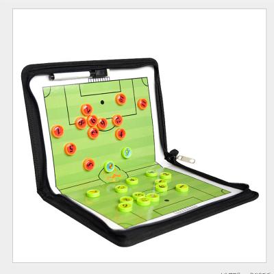 China Portable Magnetic Coach Folding Soccer Football Coaching Board of Tactics with Zipper Strategy Teaching Clipboard with Eraser and Marker Pen for sale