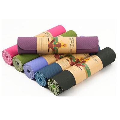 China Fashion Factory Direct Selling Comfortable High Quality Eco-friendly Pilates 8mm Tape Yoga Mat for sale