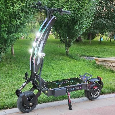 China ANDUUK Unisex Dual Motor 8000w 60v 72v 11 Inch Foldable Scooter With Seat for sale