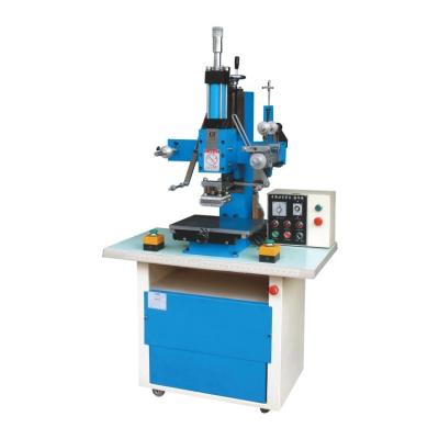 China Factory Hydraulic Leather Belt Stamping Logo Heat Press Embossing Machine for sale