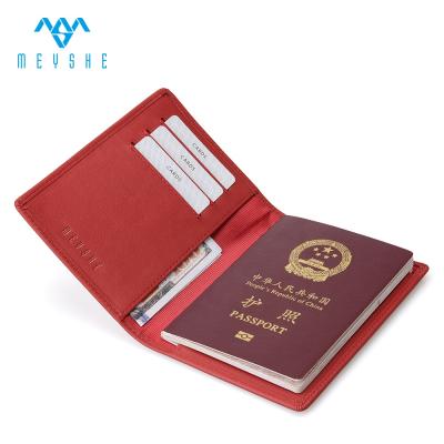 China Modern Custom High Quality Genuine Leather Vintage Factory Price Card Holder Holder Passport Cover for sale