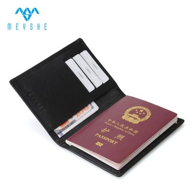 China Factory Price Vintage Customized VIP Fashion Card Holder High Quality Genuine Leather Passport Holder for sale