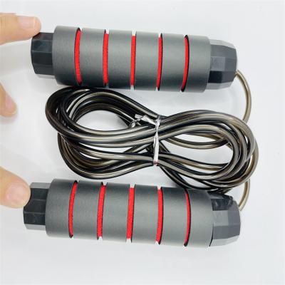 China Bodybuilding manufacturer directly sells metal aluminum alloy skipping rope, steel wire rope skipping, professional fitness rope skipping for sale