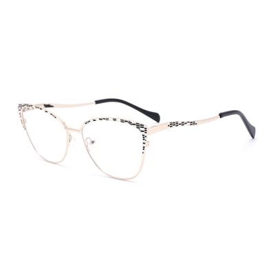 China 2021 UMI Comfortable Wear Metal Cat Optical Flexible Eye Frames Glass Eyewear Frames Men and Women for sale