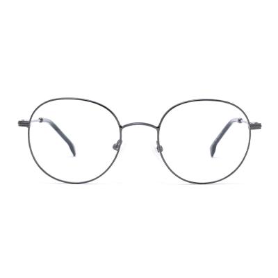 China 2021 UTOP Retro Durable Optical Glasses Round Shade Frame Stainless Steel Glasses for sale